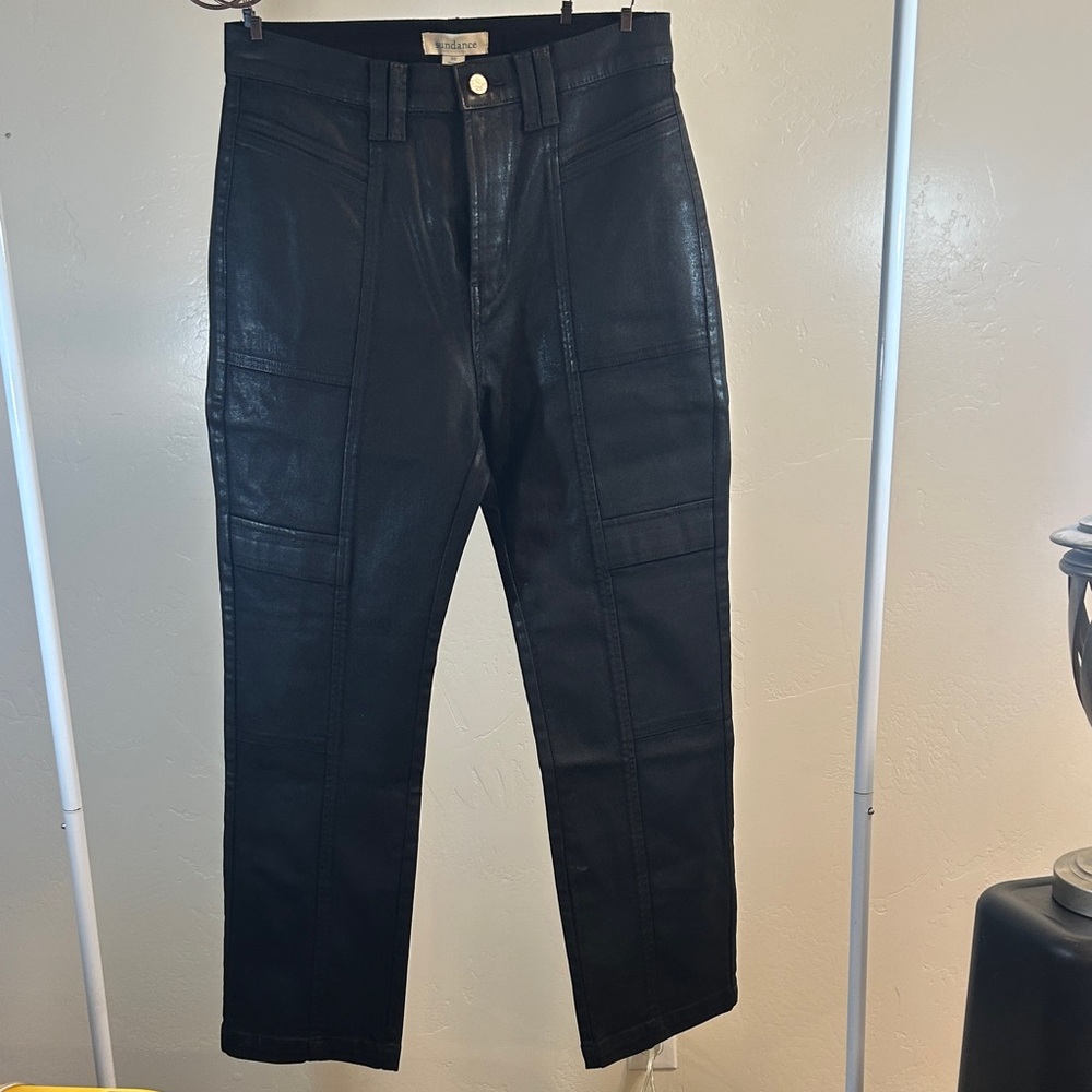 Sundance Black Fabric Pants